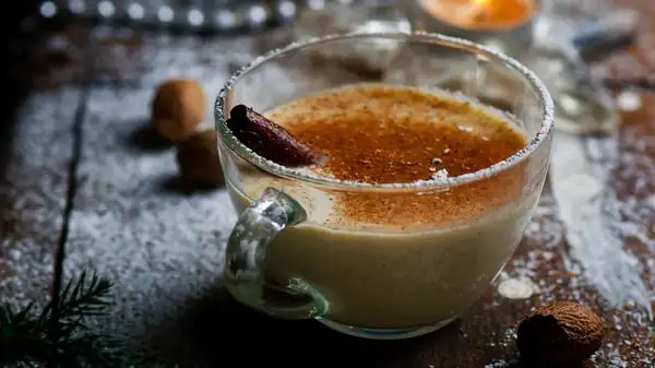 The Simple Pantry Staple That Takes Eggnog To The Next Level