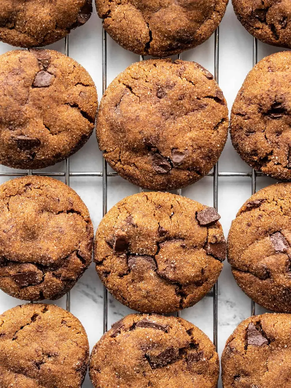 Chocolate Molasses Cookies
