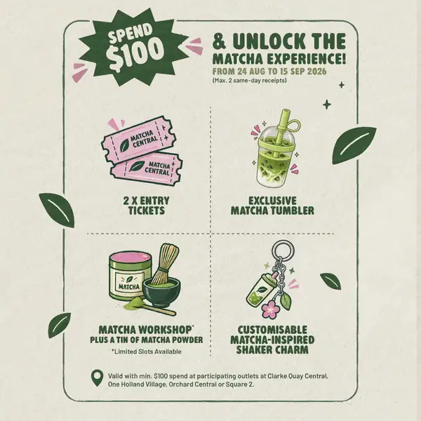 New Matcha Fair With Flea Market Coming To Clarke Quay From 18 To 20 Sep