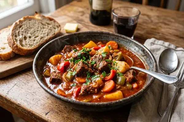 Goulash de ternera con salsa de champiñones: Cómo lograr que la carne quede tierna y la salsa espesa