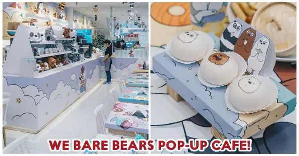 We Bare Bears Pop-Up Cafe To Open At Bugis From 4 January To 12 April 2020