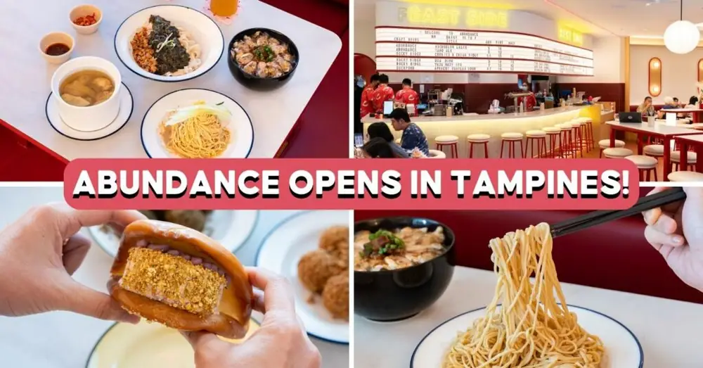 Abundancia: Una popular cafetería taiwanesa abre sus puertas en Century Square con el popular lu rou fan de ostras XL y mucho más