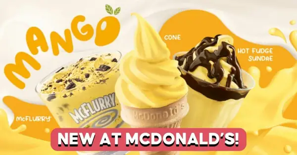 McDonald's Mango Soft Serve Returns From 25 June For A Limited Time