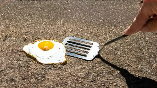 Can You Really Fry An Egg On The Sidewalk On A Hot Day?
