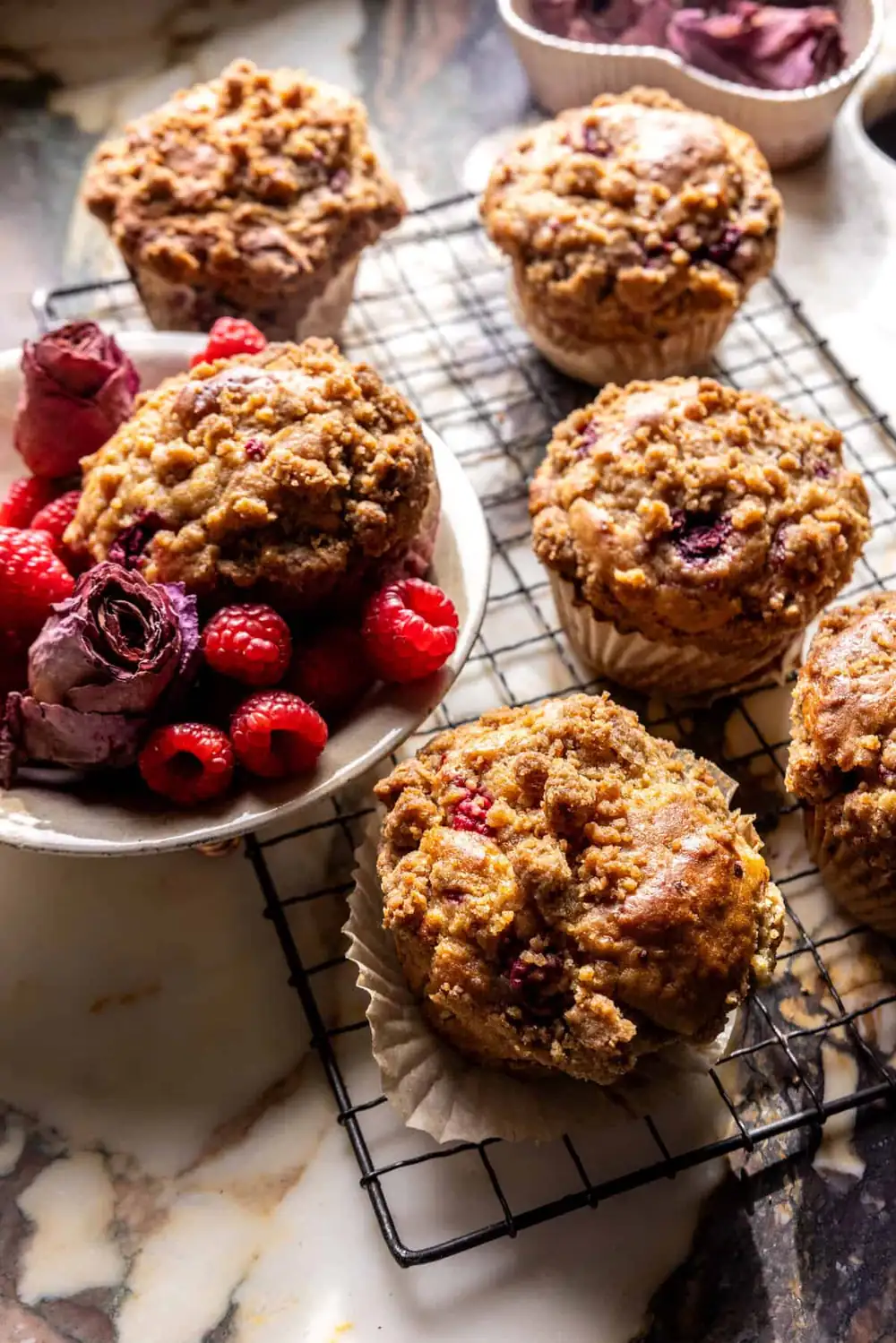 Raspberry Streusel Muffins