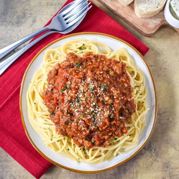 Easy Ground Turkey Spaghetti