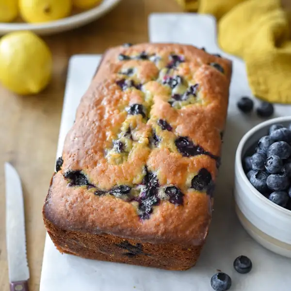 Blueberry Lemon Yogurt Loaf