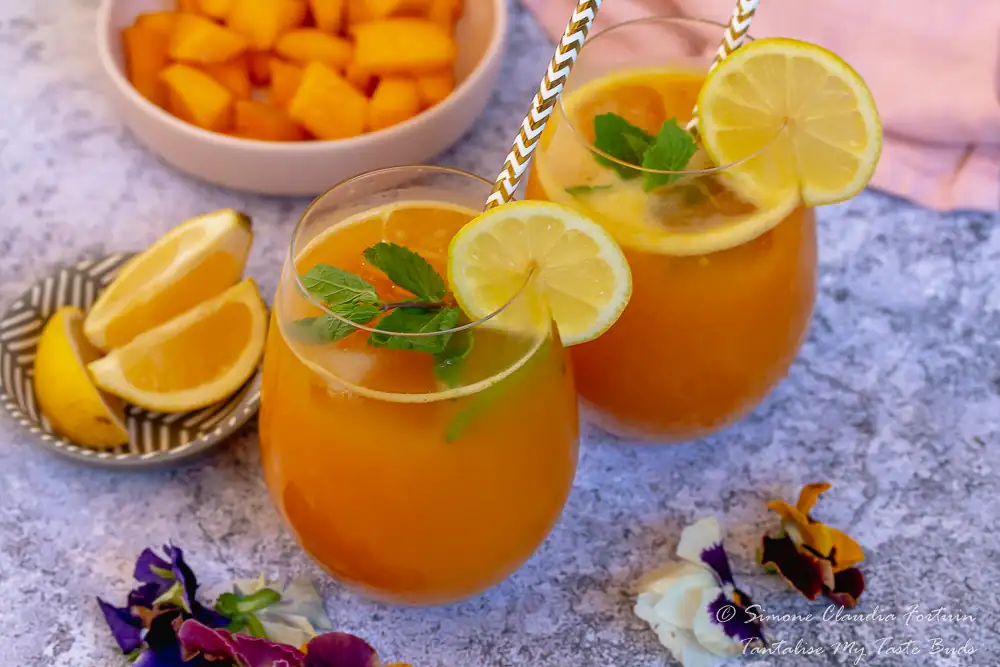 Mango And Orange Aguas Frescas