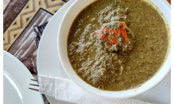 Matapa (Cassava Leaves & Shrimp Stew)