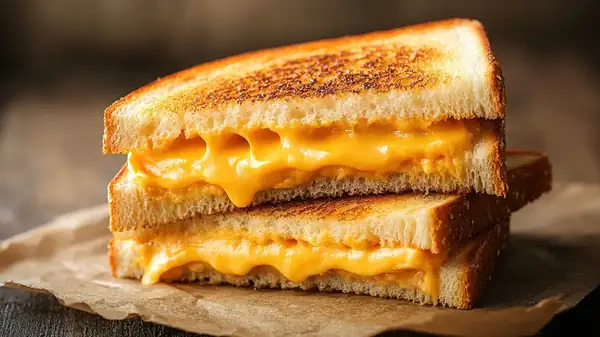 Differences between a grilled cheese sandwich and an English toast
