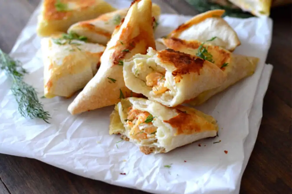 Oven Baked creamy Shrimp Samosa Recipe