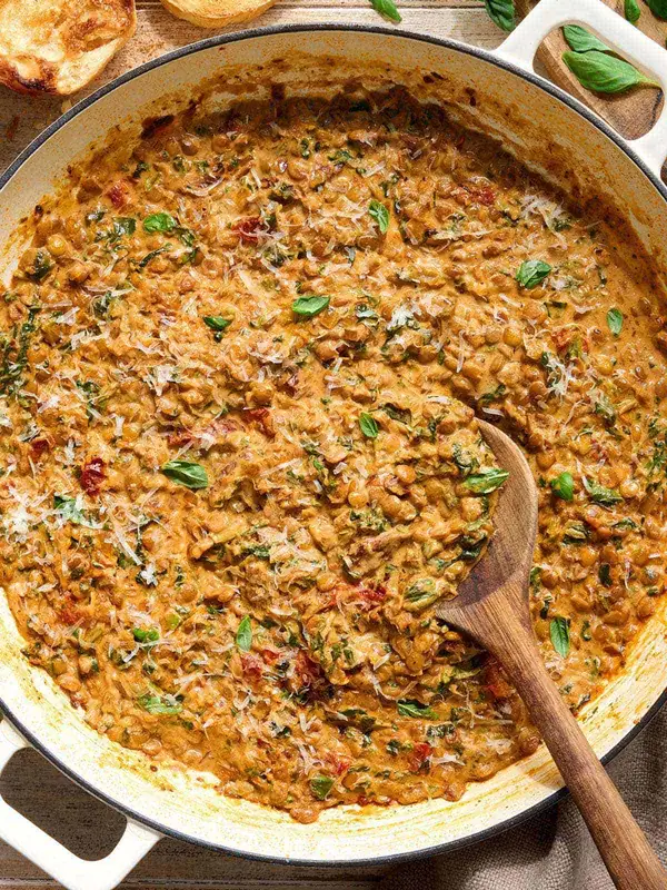 Creamy Marry Me Lentils