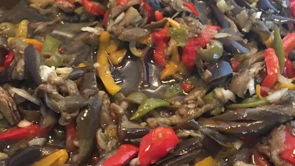Pickled eggplant