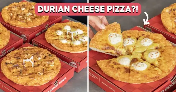 Pizza Hut's Cheesy 7 Durian And Otah Laksa Return—Here's Our Take
