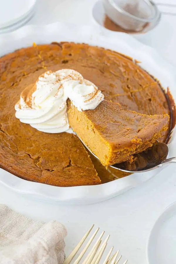 Pastel de calabaza imposible